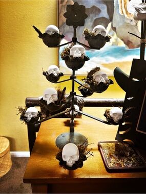 Skull Candelabra